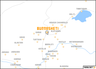 map of Burnashetʼi