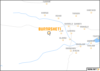 map of Burnasheti