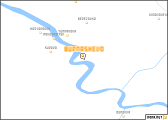 map of Burnashëvo