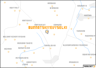 map of Burnatskiye Vyselki
