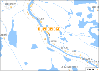 map of Burnbridge