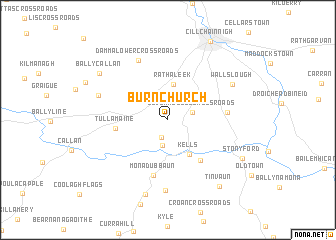 map of Burnchurch
