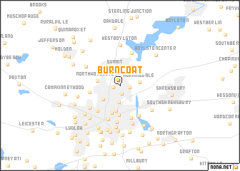 map of Burncoat