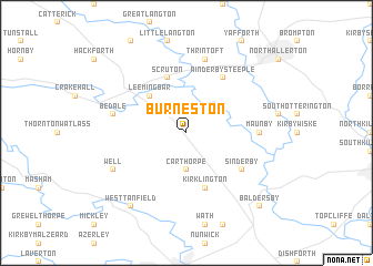 map of Burneston