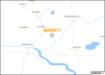 map of Burnett