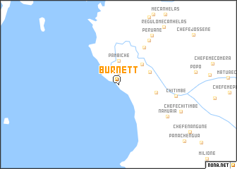 map of Burnett