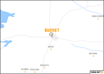 map of Burnet