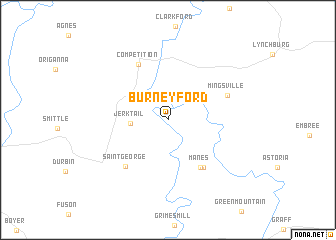 map of Burney Ford