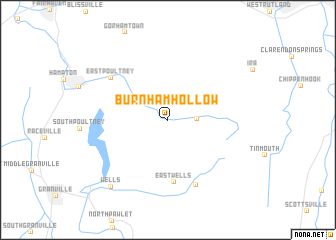 map of Burnham Hollow