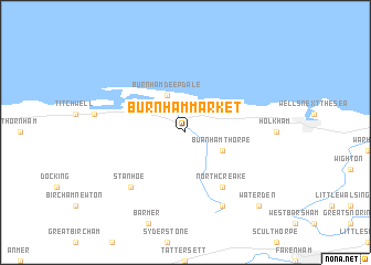 map of Burnham Market