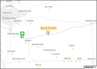 map of Burnham