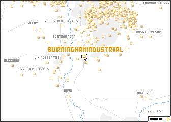 map of Burningham Industrial