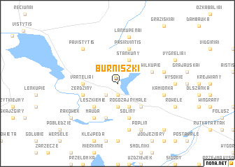 map of Burniszki