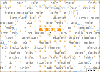 map of Burnontige