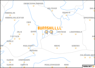 map of Burnshill