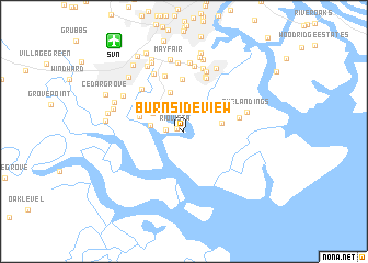 map of Burnside View