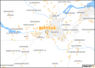 map of Burnside