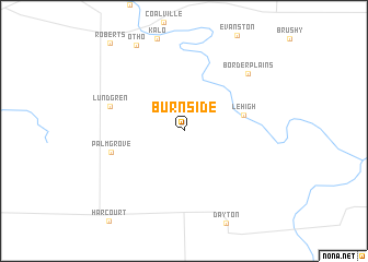 map of Burnside