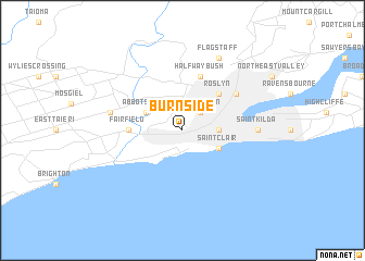 map of Burnside