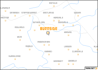 map of Burnside