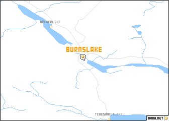 map of Burns Lake