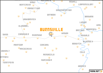 map of Burnsville