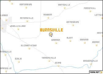 map of Burnsville