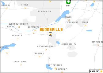 map of Burnsville