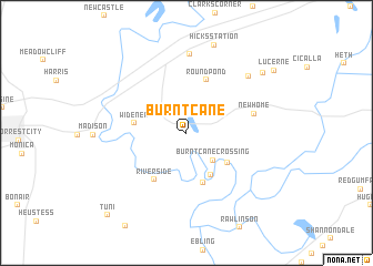 map of Burnt Cane