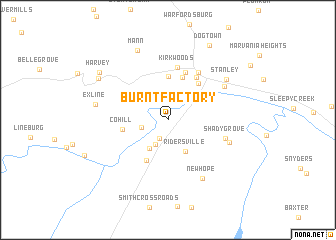 map of Burnt Factory