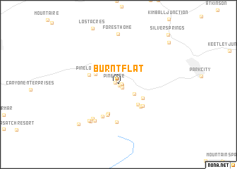 map of Burnt Flat