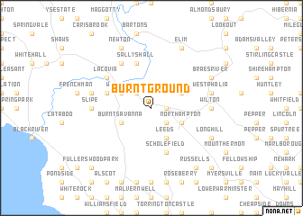 map of Burnt Ground