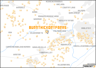 map of Burnt Hickory Farms