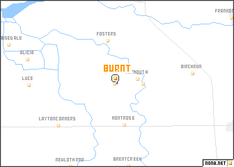 map of Burnt