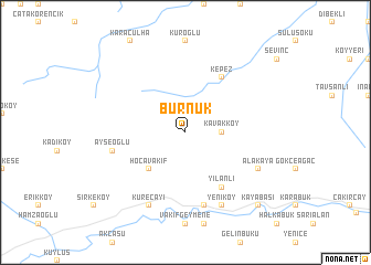 map of Bürnük