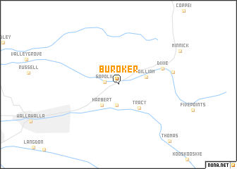 map of Buroker