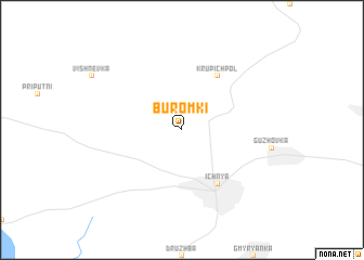 map of Buromki