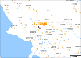 map of Buronjë