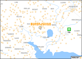 map of Buronjski Do