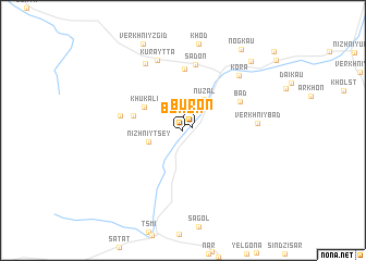 map of Buron