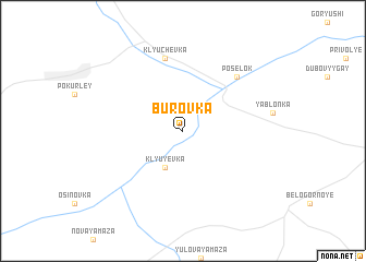 map of Burovka