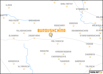 map of Burovshchina