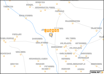 map of Būrqān