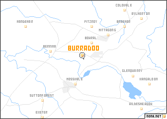 map of Burradoo