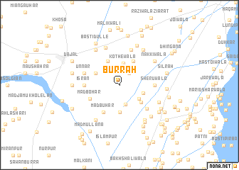 map of Burrāh