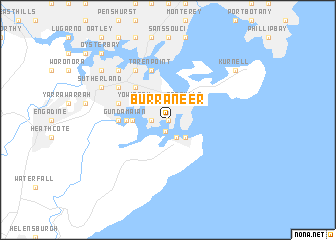 map of Burraneer