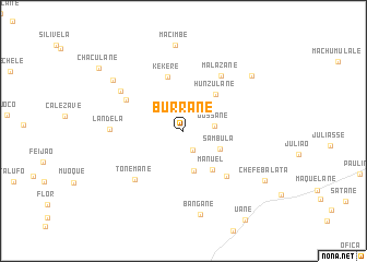 map of Burrane