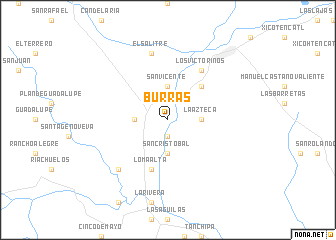map of Burras
