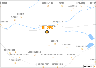 map of Burra