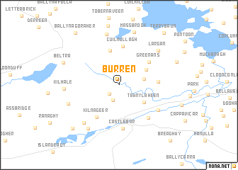 map of Burren